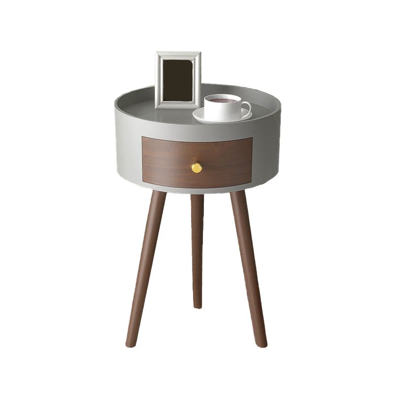 Mesa de mesa de 3 patas Conjunto de mesa de estilo contemporánea Top Table con almacenamiento con almacenamiento