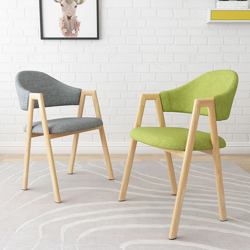 Contemporary Metal Dining Arm Chair Velvet Dining Side Chair for Home Use Clearhalo ' kitchen&dining_furn' 'Dining Chairs' 'Dining Tables & Seating' 'dining_chair' 'furn' 'furn_dining_chair' 'Furniture' 'furniture_dining_chair' 'Kitchen & Dining Furniture' 'kitchen' 1200x1200_4901c24c-ab95-4931-af0c-0aafc434d8c6