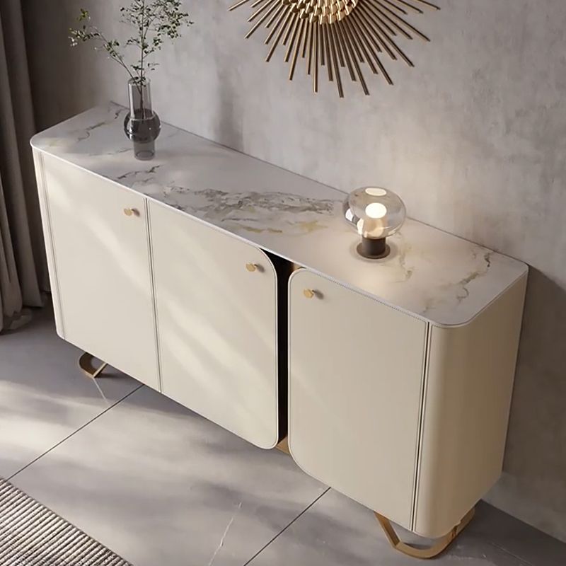 3 Doors Sideboard Buffet Contemporary Dining Server for Kitchen Clearhalo 'buffet_sideboard' 'Buffets & Sideboards' 'furn' 'furn_buffet_sideboard' 'Furniture' 'Kitchen & Dining Furniture' 1200x1200_4901cf7f-6375-4717-bea4-aaa137528f66