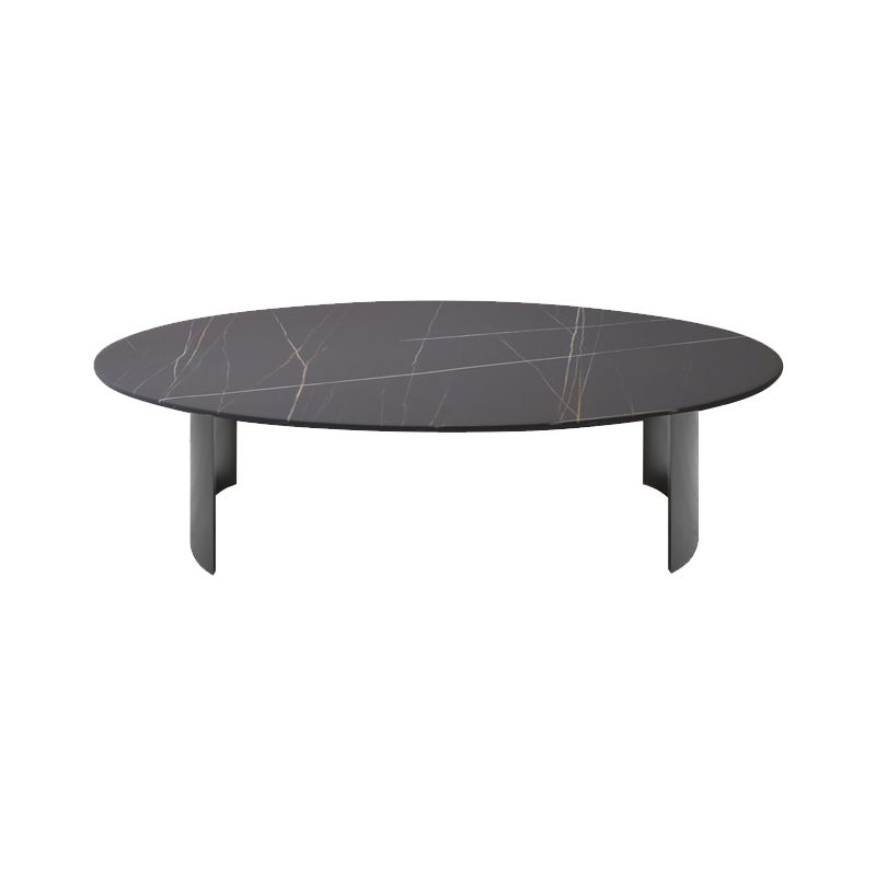 Table basse ovale en ardoise Glam pour salon
