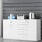 Nordic Style Wood Filing Cabinet White File Cabinet for Home Office