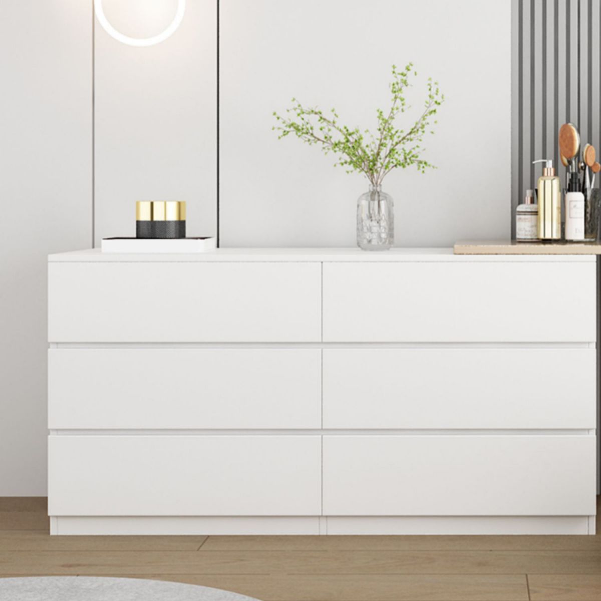 15,75 "tavolo da scrivania per trucco in legno in legno in legno massiccio con cassetti con cassetti