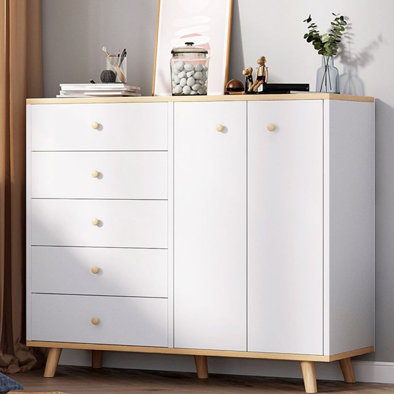 Contemporary Rectangle Side Cabinet with Drawers Wood Accent Chest Clearhalo 'Cabinets & Chests' 'cabinets_chests' 'furn' 'furn_cabinets_chests' 'Furniture' 'Living Room Furniture' 1200x1200_490c3fdb-048b-4cb1-b123-dd1772f39239
