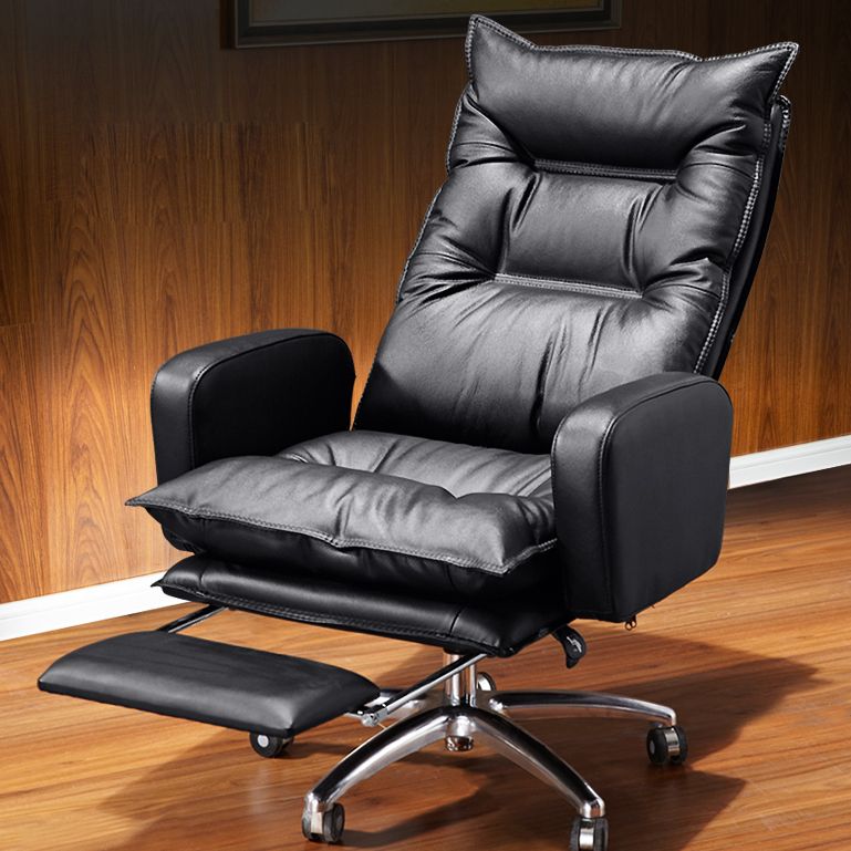 Modern Padded Arms Managers Chair Adjustable Seat Height Chair Clearhalo 'furn' 'furn_office_chair' 'Furniture' 'Office Chairs' 'Office Furniture' 'office_chair' 1200x1200_490e5292-6613-4c2a-b22e-17cd8ec4f030