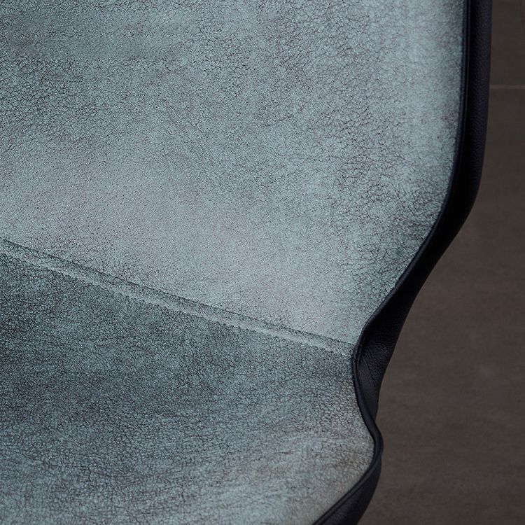 Modern Leather Armless Dining Chairs Wingback Side Chair with Black Legs Clearhalo ' kitchen&dining_furn' 'Dining Chairs' 'Dining Tables & Seating' 'dining_chair' 'furn' 'furn_dining_chair' 'Furniture' 'furniture_dining_chair' 'Kitchen & Dining Furniture' 'kitchen' 1200x1200_4913b196-d930-4687-9fca-ec7aa732eee1