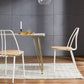 Contemporary Metal Dining Chair Slat Back Side Armless Chair for Kitchen Clearhalo ' kitchen&dining_furn' 'Dining Chairs' 'Dining Tables & Seating' 'dining_chair' 'furn' 'furn_dining_chair' 'Furniture' 'furniture_dining_chair' 'Kitchen & Dining Furniture' 'kitchen' 1200x1200_491420e8-40ff-405d-84f1-bfa11a65ad00