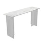 Modern White Stone Top Bistro Table with Acrylic Base for Small Places Clearhalo 'Bar Furniture' 'Bar Tables' 'bar_tables' 'furn' 'furn_bar_tables' 'Furniture' 'Kitchen & Dining Furniture' 1200x1200_491dbd34-c773-44cf-9eb3-ecb70a1bb0c0