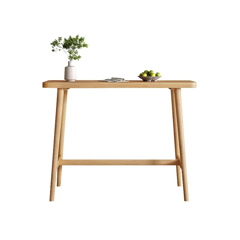 Moderne massief houten bartafel, rechthoekige eettafel voor de keuken
