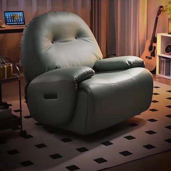 Fucile in pelle reclinabile reclinabile poltrona poltrone reclinabili con archiviazione