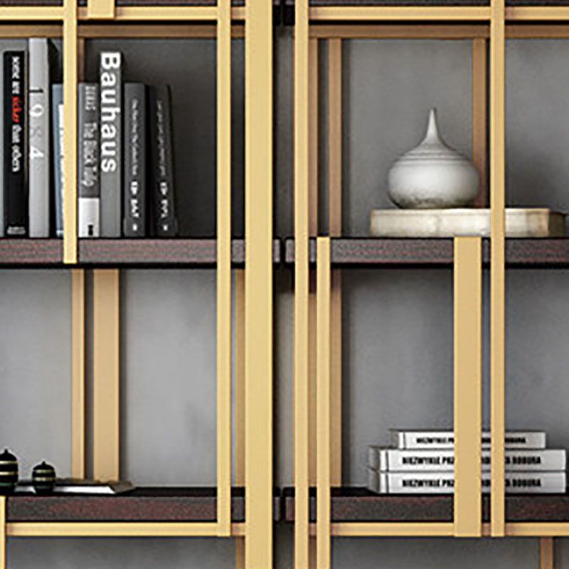 78.74"H Bookcase Glam Style Open Back Bookshelf for Office Study Room Home Clearhalo 'Bookcases' 'furn' 'furn_bookcases' 'Furniture' 'furniture_bookcases' 'kitchen' 'kitchen_bookcases' 'Living Room Furniture' 'Office Furniture' 1200x1200_492068bc-cb2b-4aea-b513-3202019e115d