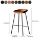 Metal Industrial Dining Room Armless Stool Low Back Bar Stool Clearhalo 'Bar Furniture' 'Bar Stools' 'bar_stools' 'Furniture' 'furniture_bar_stools' 'Kitchen & Dining Furniture' 1200x1200_49221d3f-1da9-4512-9f92-b1756663ad49