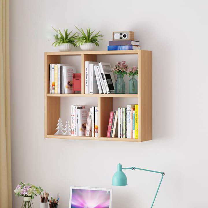 Solid Wood Bookshelf Contemporary Style Wall Mounted Bookcase for Office Home Clearhalo 'Bookcases' 'furn' 'furn_bookcases' 'Furniture' 'furniture_bookcases' 'Office Furniture' 1200x1200_492312aa-a08b-4b84-ad27-f1e93195e24a