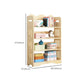 Open Back Standard Bookshelf Wooden Contemporary Bookcase with Shelves Clearhalo 'Bookcases' 'furn' 'furn_bookcases' 'Furniture' 'Office Furniture' 1200x1200_49234ffa-57c2-4a77-9510-e7000d6d8023