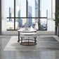 Slate Frame Coffee Table Round Nesting Coffee Table Set for Living Room Clearhalo 'Coffee & Accent Tables' 'Coffee Tables' 'coffee_tables' 'furn' 'furn_coffee_tables' 'Furniture' 'Living Room Furniture' 1200x1200_492384e6-2fae-4ba0-a92b-1a53efe2357f