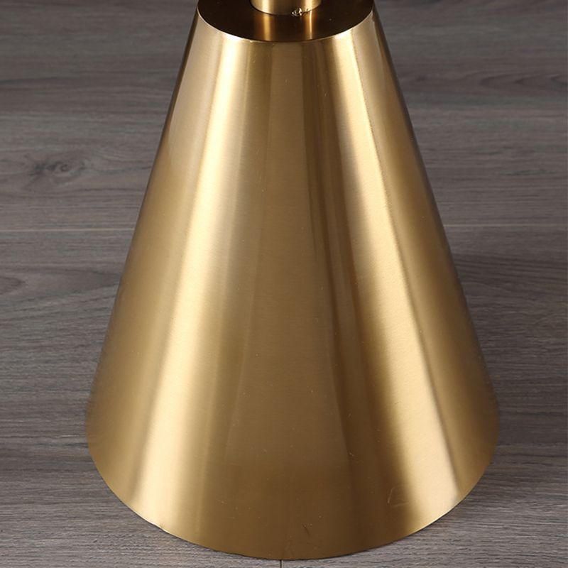 Modern Marble Round Sofa Side Accent Table Metal Side End Table