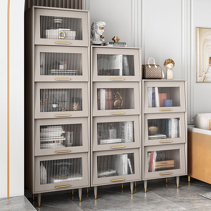 Champagne glam mdf buffet soggiorno armadi in vetro a buffet da pranzo