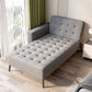 Modern Adjustable and Reclining Chaise with Pillow Standard Lounge Chair for Living Room Clearhalo 'Chairs & Seating' 'Chaise Lounge' 'chaise_lounge' 'furn' 'furn_chaise_lounge' 'Furniture' 'Living Room Furniture' 1200x1200_4928c24e-beea-45eb-bd0c-b87ec0098ad9