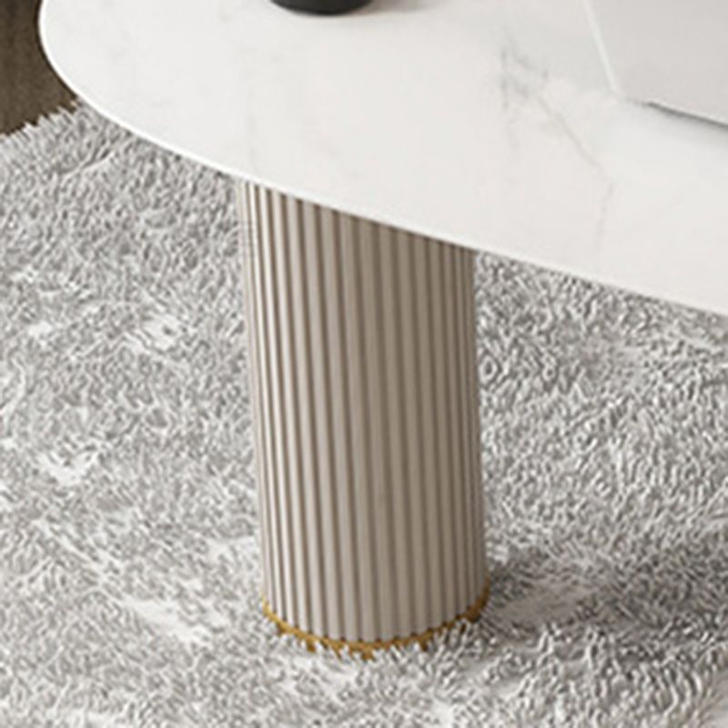 Contemporary Marble Secretary Desk for Office 23.6"W X 29.5"H Desk Clearhalo 'furn' 'furn_office_desk' 'Furniture' 'Office Desks' 'Office Furniture' 'office_desk' 1200x1200_492a5f9f-efbf-47cf-bc2a-9e489395ef7d