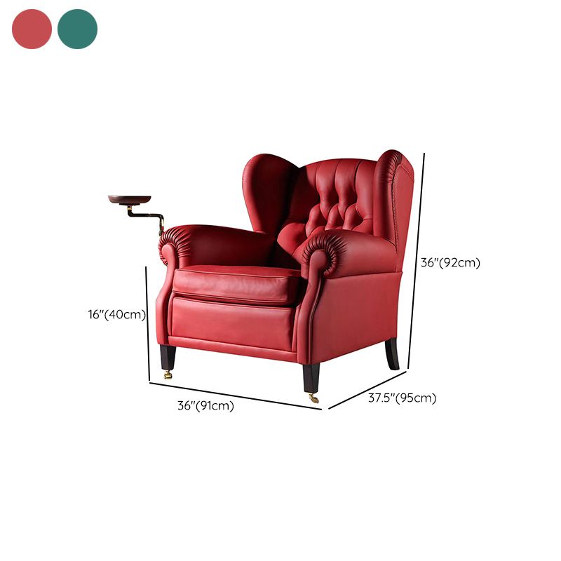 Glam Tufted Back Arm Chair Solid Color Rolled Arms Armchair for Living Room Clearhalo 'Accent Chairs' 'accent_chairs' 'Chairs & Seating' 'furn' 'furn_accent_chairs' 'Furniture' 'Living Room Furniture' 1200x1200_492c6a0c-16af-44e4-a5a6-f1bfe9ac914d