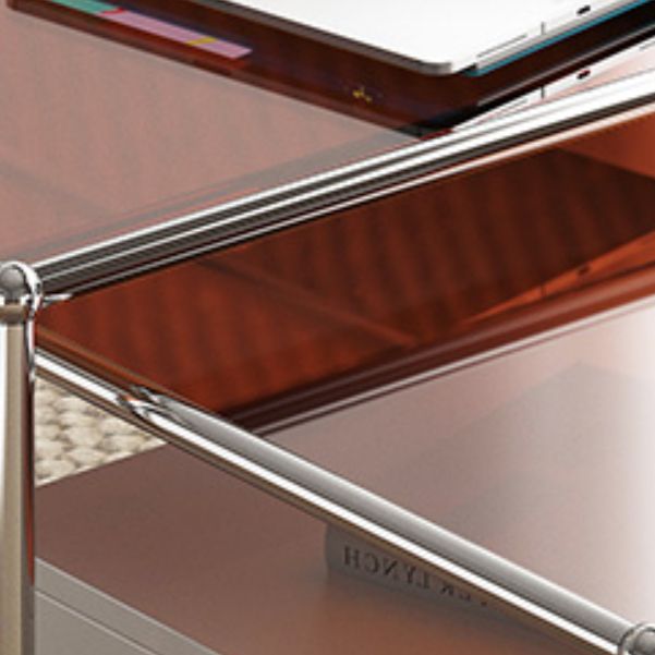 Modern 2 Nesting Glass Coffee Table Set Steel 4 Legs 1 - Drawer Cocktail Table Clearhalo 'Coffee & Accent Tables' 'Coffee Tables' 'coffee_tables' 'furn' 'furn_coffee_tables' 'Furniture' 'Living Room Furniture' 1200x1200_492da5d1-2daa-4f66-8c22-91eac10b904d