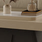 27" Wide Glam Cocktail Table Pedestal Rectangle Coffee Table