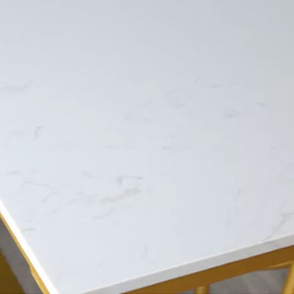 Glam Juego de mesa de bar de 1/4/7 piezas, mesa rectangular de madera con taburetes altos