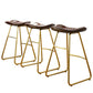Glam Counter Bar Stool Armless Leather Indoor Bar Stool with Footrest Iron Base Clearhalo 'Bar Furniture' 'Bar Stools' 'bar_stools' 'furn' 'furn_bar_stools' 'furniture_bar_stools' 'Kitchen & Dining Furniture' 'kitchen&dining_furn' 'kitchen' 'kitchen_furn' Furniture' 1200x1200_49334b35-99f2-41d8-a39c-457efb7883a1