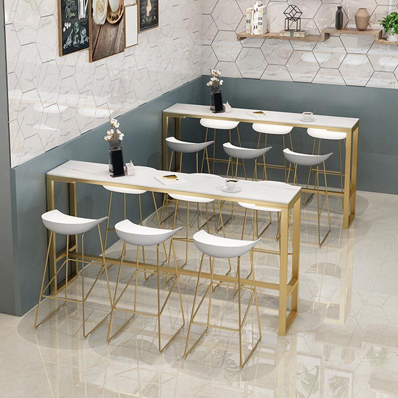 Cafetería Mesa de bar de cócteles Cafetería Mesa de comedor de altura de pubs contemporánea de pub