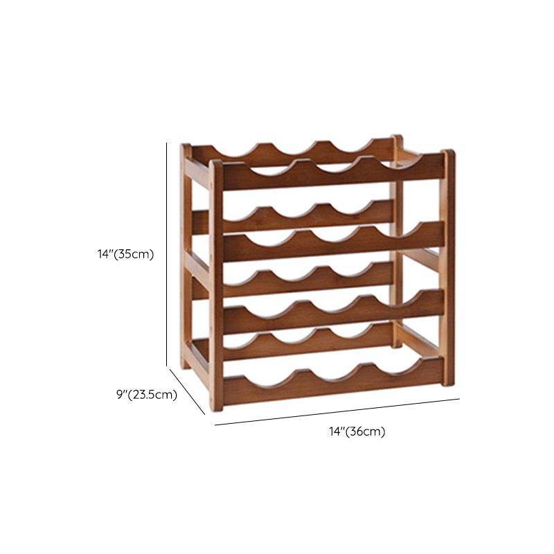 Modern Countertop Wine Rack Wood Wine Bottle Rack for Living Room Clearhalo 'furn' 'furn_wine_racks' 'Furniture' 'Kitchen & Dining Furniture' 'Wine Racks' 'wine_racks' 1200x1200_4935de93-4f60-45b4-b939-f548773d6ecd