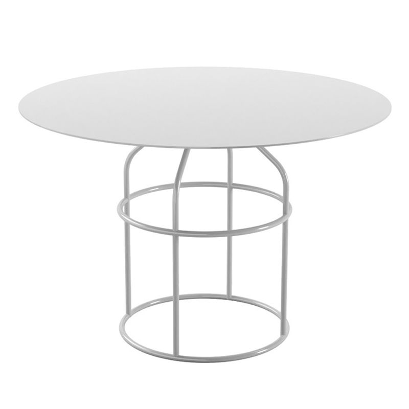 ピンク /ブラック /ゴールド /ホワイトメタルフレームラウンドトップコーヒーテーブル