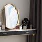 33.8" Height 2 Drawers Makeup Vanity Table Desk Vanity for Bedroom