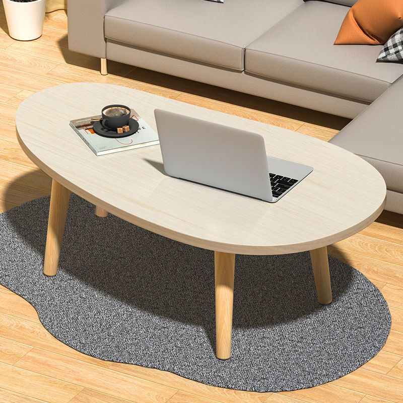 Modern Wood Side Table Bedroom No Distressing End Table with 4 Legs Clearhalo 'Coffee & Accent Tables' 'Coffee Tables' 'coffee_tables' 'furn' 'furn_coffee_tables' 'Furniture' 'Living Room Furniture' 1200x1200_493c2c3a-af58-4dc5-9238-c54fe2263f84