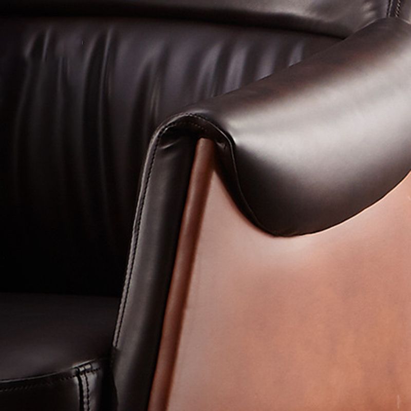 Modern No Arm Executive Chair Height-adjustable Managers Chair for Office Clearhalo 'furn' 'furn_office_chair' 'Furniture' 'Office Chairs' 'Office Furniture' 'office_chair' 1200x1200_493c4385-9d7f-4917-b798-1020c8c56770