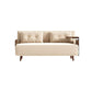 Modern Cushion Back Futon Sofa Bed Pillow Included Sleeper Sofa