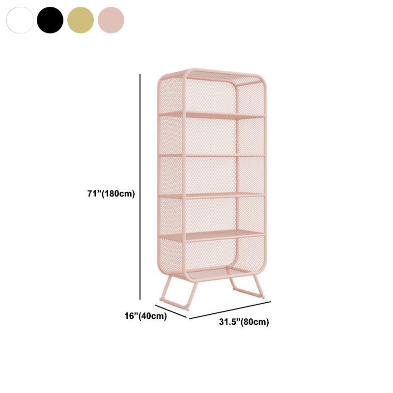 Scaffali per scaffali del libro di glam di ferro incluso la libreria chiusa per l'home office