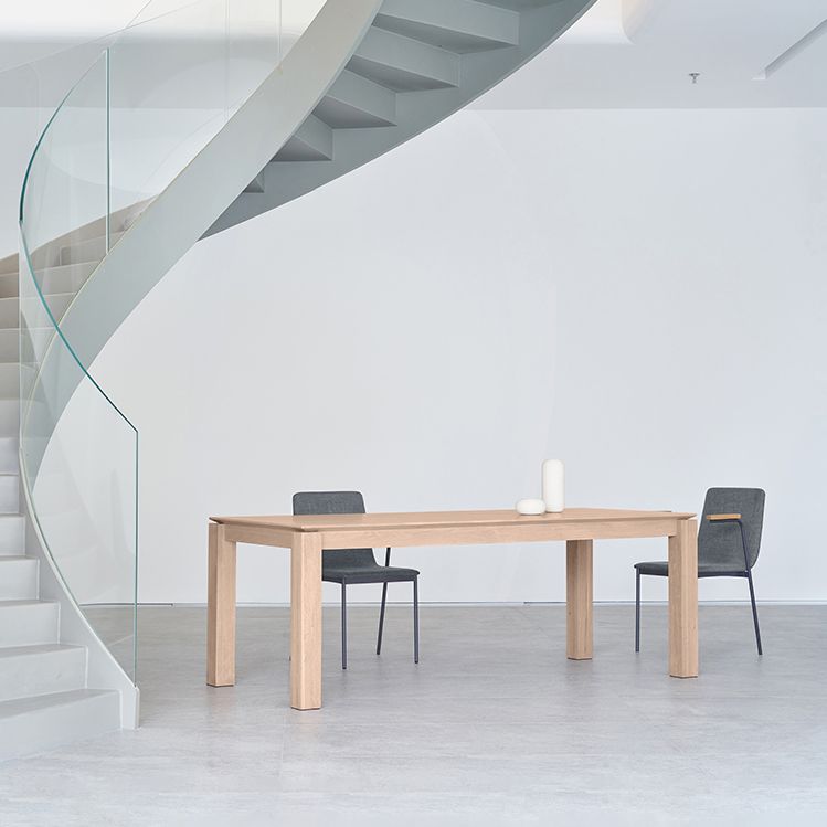 Solid Wood Contemporary Rectangular Table Wood Top Indoor Table with 4 Legs Clearhalo ' dining_table' 'Dining Tables & Seating' 'Dining Tables' 'furn' 'furn_dining_table' 'Furniture' 'furniture_dining_table' 'Kitchen & Dining Furniture' 'kitchen&dining_furn' 'kitchen' 'kitchen_dining_table' 1200x1200_493eb427-02f7-4f86-88f1-dbe8ccff9323