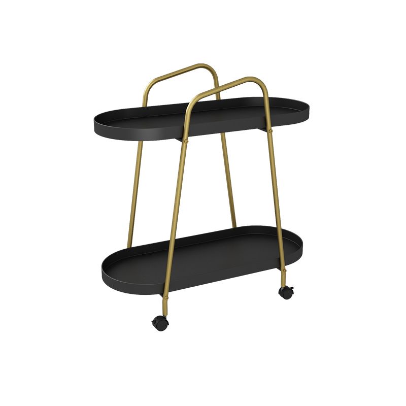 25.19" Tall Metal Side Table Oval 4 Legs Sofa Side Accent Table Clearhalo 'Coffee & Accent Tables' 'End & Side Tables' 'end_side_tables' 'furn' 'furn_end_side_tables' 'Furniture' 'Living Room Furniture' 1200x1200_49418283-f44a-4de3-90df-c3d4fd66da60