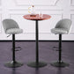 Modern Adjustable Height Stool Matte Finish Upholstered Bar Stools
