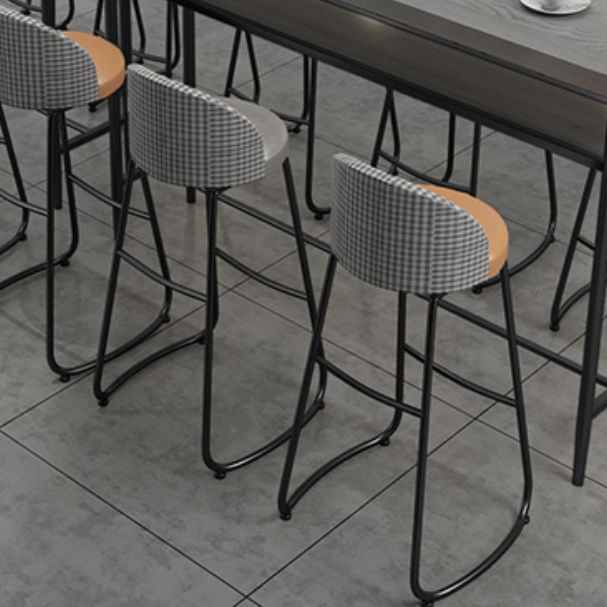 Soggiorno set moderno per pub 1/2/4/7 pezzi sgabello da bar in legno ovale e set da tavolo