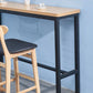 Industrial 1/2/3/5 Pieces Solid Wood Bar Table Set Fixed Counter Set for Home Use Clearhalo 'Bar Furniture' 'furn' 'furn_home_bar_bar_sets' 'Furniture' 'Home Bars & Bar Sets' 'home_bar_bar_sets' 'Kitchen & Dining Furniture' 1200x1200_49434257-0120-4110-a449-0eba619f71aa