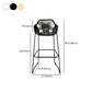 Modern Armrest Backrest Counter Stool Iron Balcony Bar Stool with Rattan seat and Pedal Clearhalo 'Bar Furniture' 'Bar Stools' 'bar_stools' 'furn' 'furn_bar_stools' 'furniture_bar_stools' 'Kitchen & Dining Furniture' 'kitchen&dining_furn' 'kitchen' 'kitchen_furn' Furniture' 1200x1200_49434d06-0c4f-4e00-b51d-08b6ef61d673