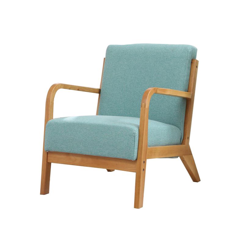 Scandinavian Basic Four Leg Armchair Solid Wood Living Room Armchair Clearhalo 'Accent Chairs' 'accent_chairs' 'Chairs & Seating' 'furn' 'furn_accent_chairs' 'Furniture' 'Living Room Furniture' 1200x1200_494381ea-1f30-4f11-9d05-ceca7d74ab6c
