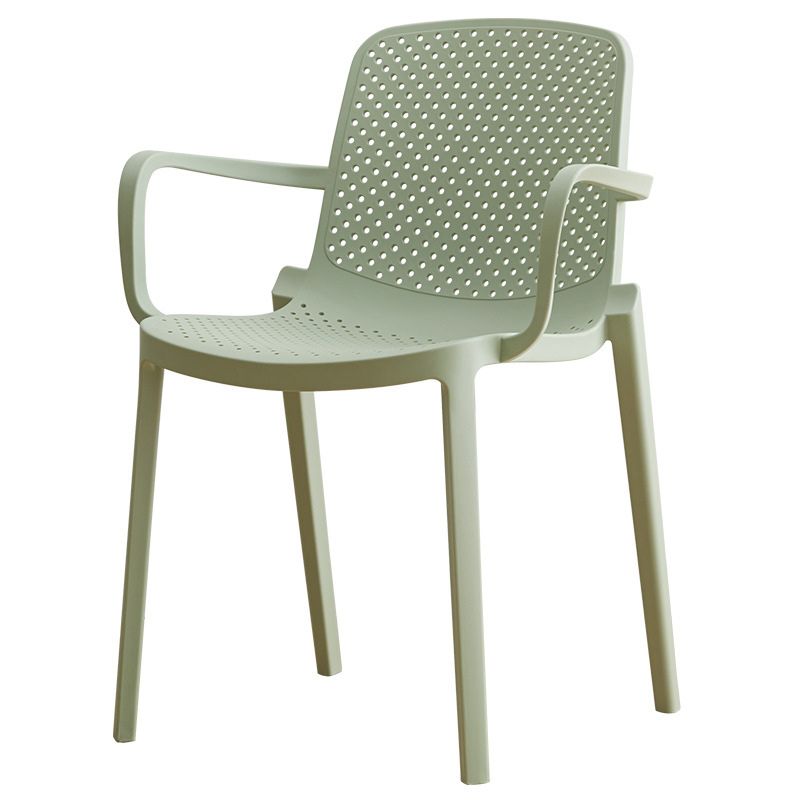 Modern Plastic Chair Parsons Chair in Matte Finish for Kitchen Clearhalo 'Dining Chairs' 'Dining Tables & Seating' 'dining_chair' 'furn' 'furn_dining_chair' 'Furniture' 'Kitchen & Dining Furniture' 1200x1200_49450cd3-4325-4e6f-9068-e91b9275fa42