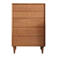 Mid-century Modern 5- Drawer Chest Rectangle Wooden Accent Chest Clearhalo 'Cabinets & Chests' 'cabinets_chests' 'furn' 'furn_cabinets_chests' 'Furniture' 'Living Room Furniture' 1200x1200_4948d57e-a7f5-4e50-bfcf-b0c49aab1b73