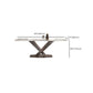 Glam Style Dining Rectangle Table Dining Sintered Stone Table for Home Use Clearhalo 'Dining Tables & Seating' 'Dining Tables' 'dining_table' 'furn' 'furn_dining_table' 'Furniture' 'Kitchen & Dining Furniture' 1200x1200_49497adb-bb60-4a6d-afea-5e00e1029621