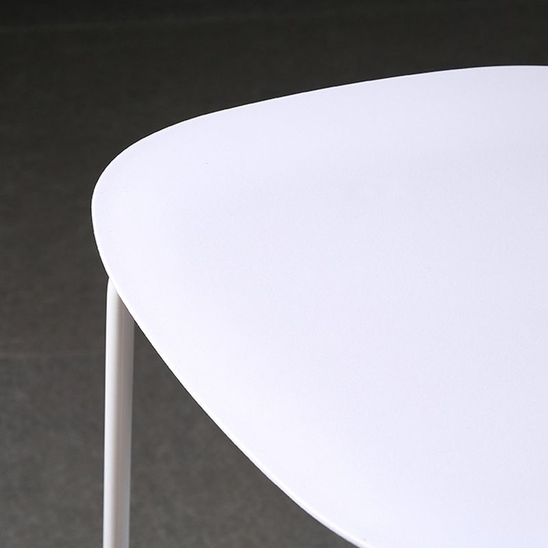 Modern Plastic Bar-stool Square Seat Counter Bar Stool with Metal Legs Clearhalo 'Bar Furniture' 'Bar Stools' 'bar_stools' 'furn' 'furn_bar_stools' 'Furniture' 'Kitchen & Dining Furniture' 1200x1200_4949a052-fbeb-4ccd-b70e-ba1f14bbce59