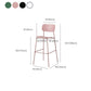 Modern Plastic Bar-stool Square Seat Counter Bar Stool with Metal Legs Clearhalo 'Bar Furniture' 'Bar Stools' 'bar_stools' 'furn' 'furn_bar_stools' 'Furniture' 'Kitchen & Dining Furniture' 1200x1200_4949b395-1966-469e-8eea-070ed0544a5c