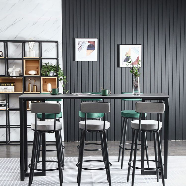 Tabouret de comptoir rond intérieur selles de comptoir rembourré