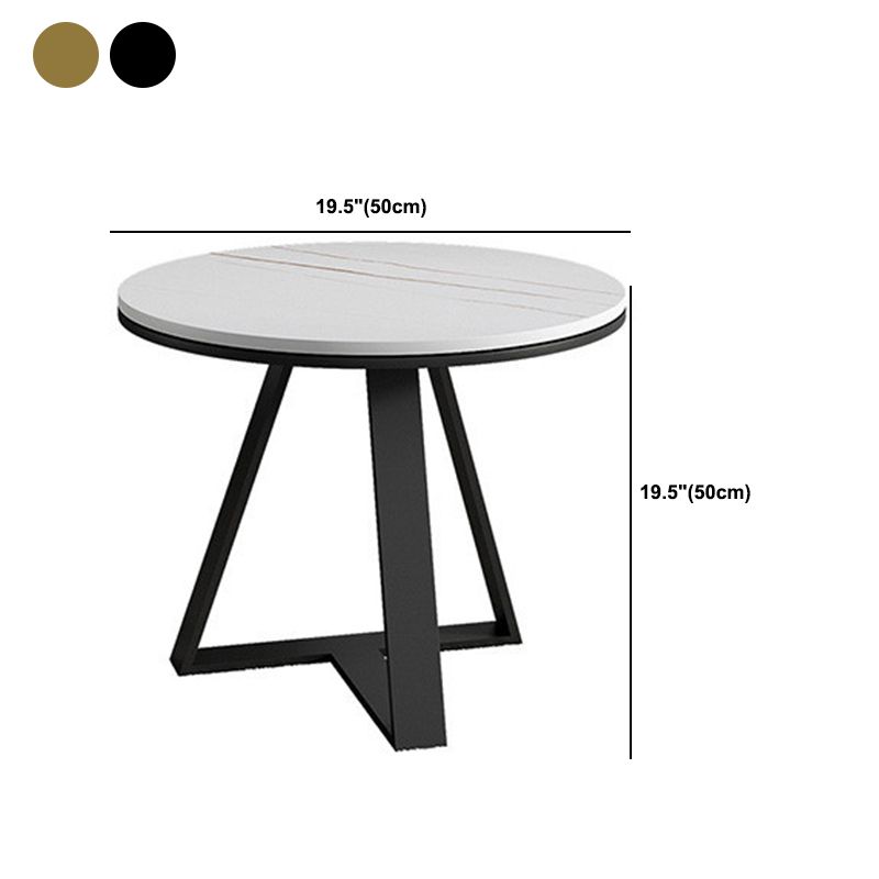 Tavolino da caffè a base di base glam ellittica tavolo da cocktail top