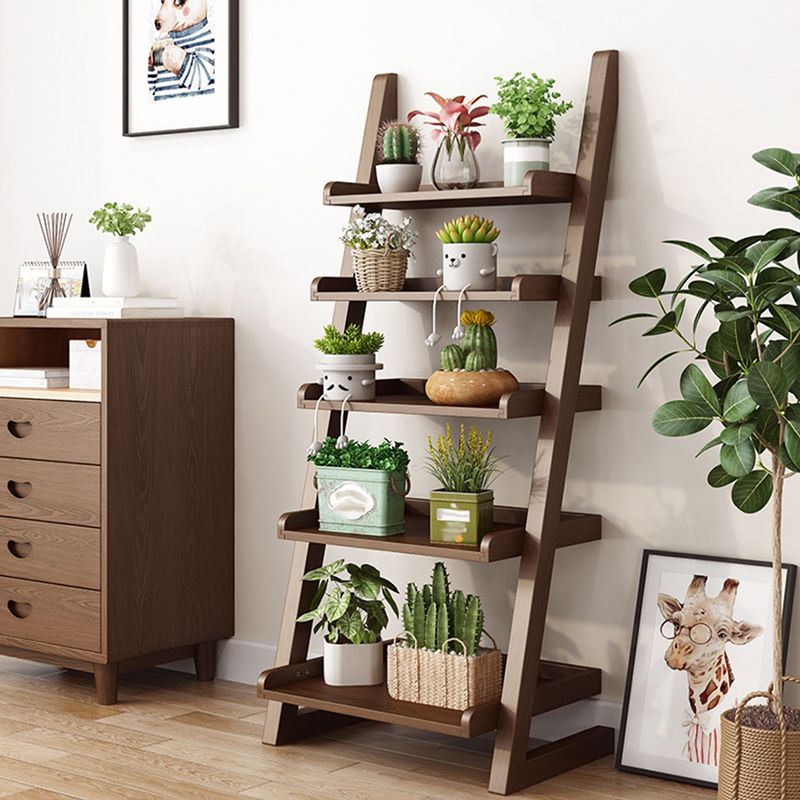 Modern Open Back Ladder Bookshelf Wooden Bookcase for Study Room Clearhalo 'Bookcases' 'furn' 'furn_bookcases' 'Furniture' 'Office Furniture' 1200x1200_494aa95e-c0c8-4e2a-bff6-8009ee81a343